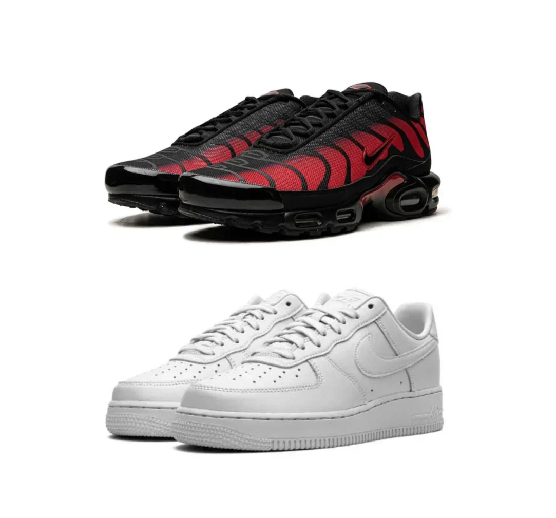 Nike AirMax Plus “Bred reflective” x Airforce 1